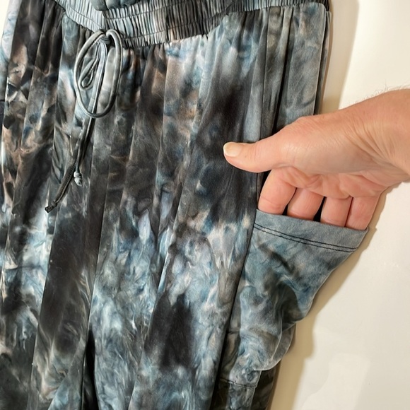 Plus Size Tie Dye Strapless Jumpsuit 3XL #435 - Picture 4 of 11